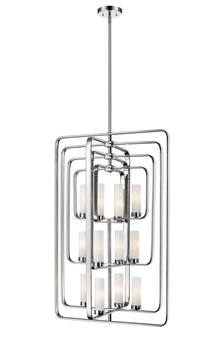 Z-Lite 6000-12-CH 12 Light Chandelier, Chrome