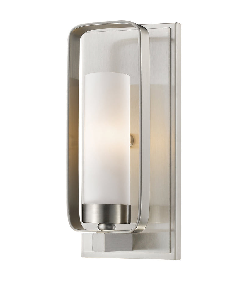 Z-Lite 6000-1S-BN One Light Wall Sconce, Brushed Nickel