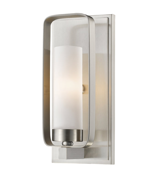 Z-Lite 6000-1S-BN One Light Wall Sconce, Brushed Nickel