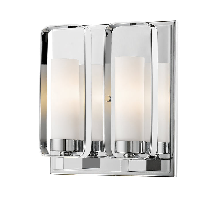 Z-Lite 6000-2S-CH Two Light Wall Sconce, Chrome