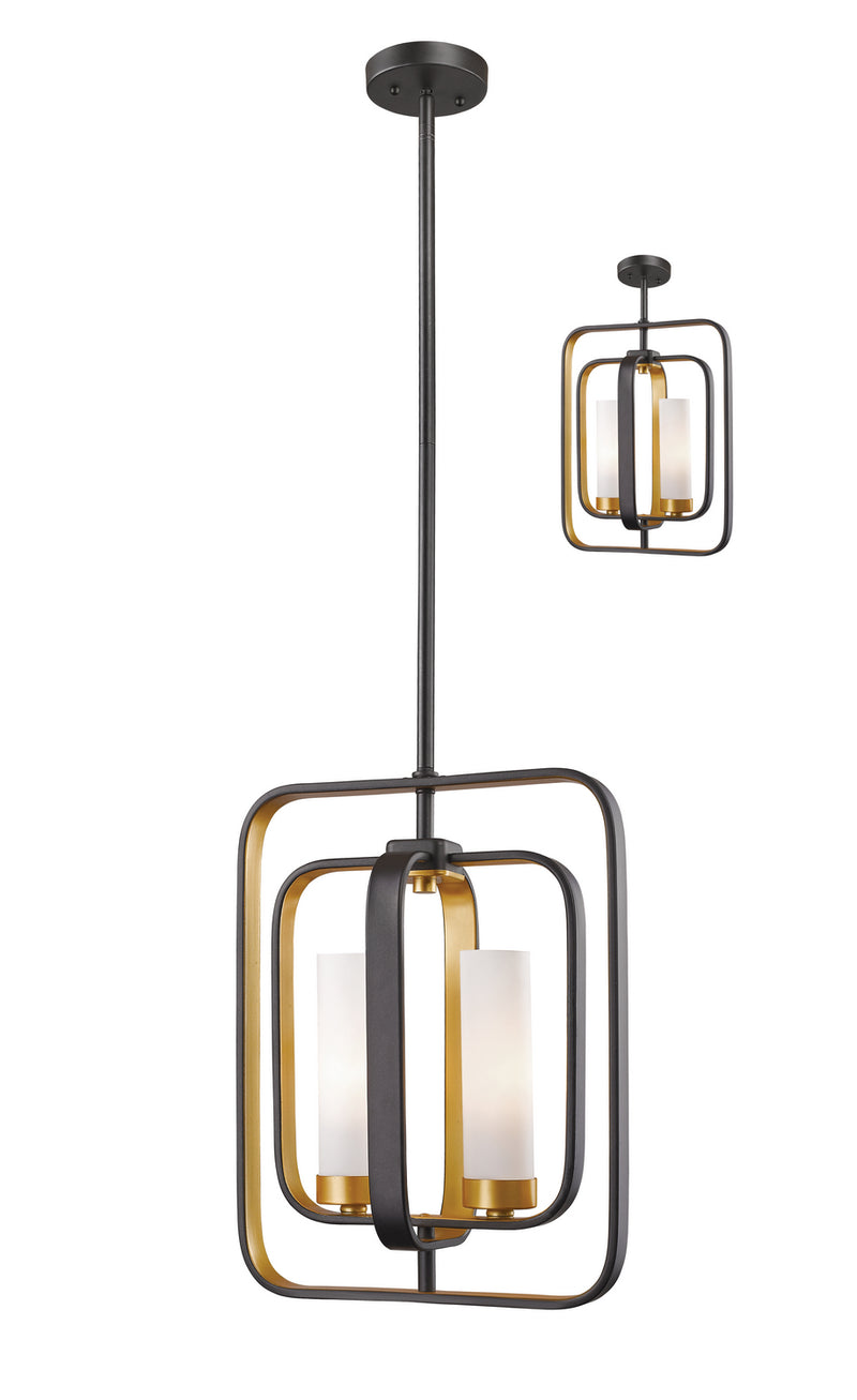 Z-Lite 6000MP-BZGD Two Light Pendant, Bronze Gold