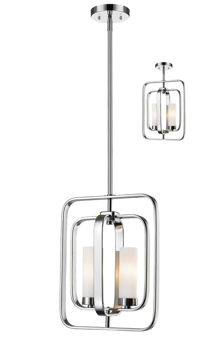 Z-Lite 6000MP-CH Two Light Pendant, Chrome