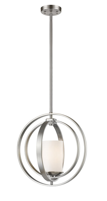 Z-Lite 6002MP-BN One Light Pendant, Brushed Nickel