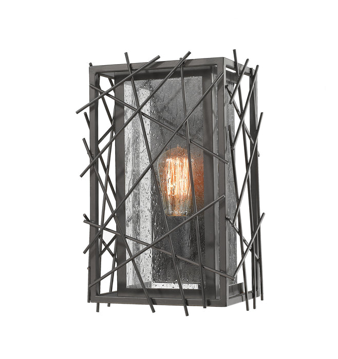 Z-Lite 8000-1S-BRZ One Light Wall Sconce, Bronze