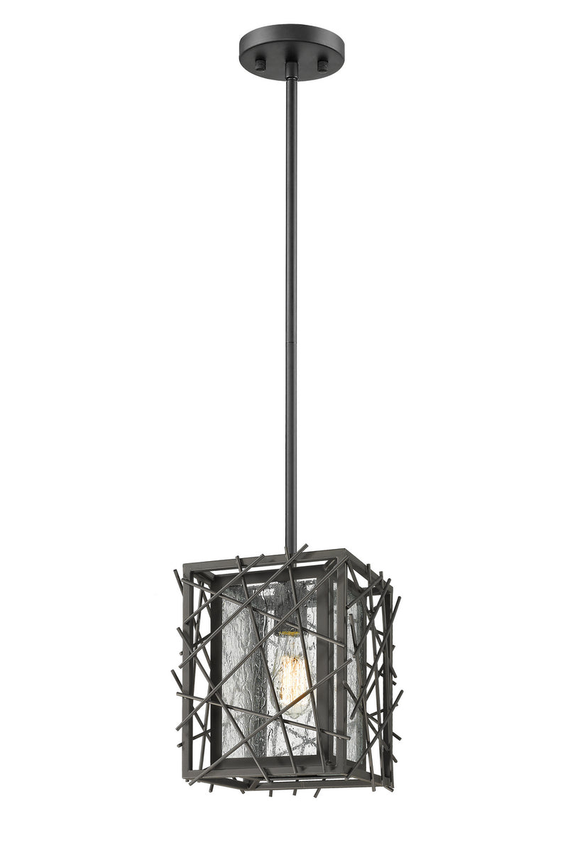 Z-Lite 8000MP-BRZ One Light Pendant, Bronze