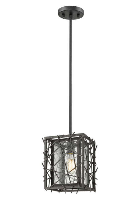 Z-Lite 8000MP-BRZ One Light Pendant, Bronze
