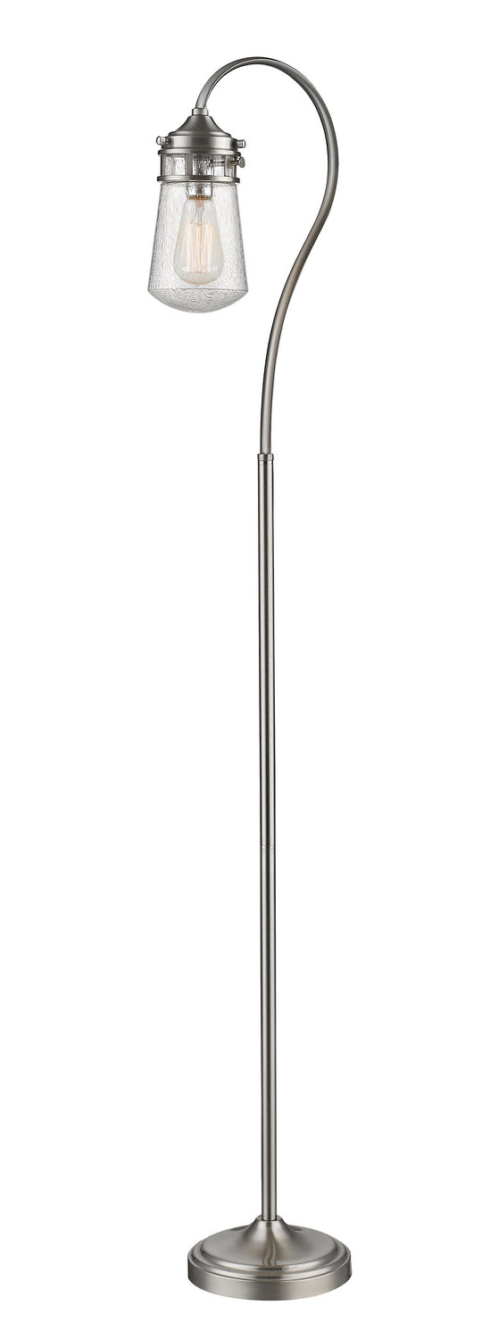 Z-Lite FL120-BN One Light Floor Lamp, Brushed Nickel