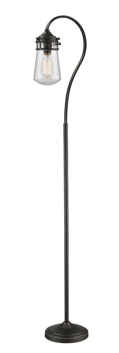 Z-Lite FL120-OB One Light Floor Lamp, Olde Bronze