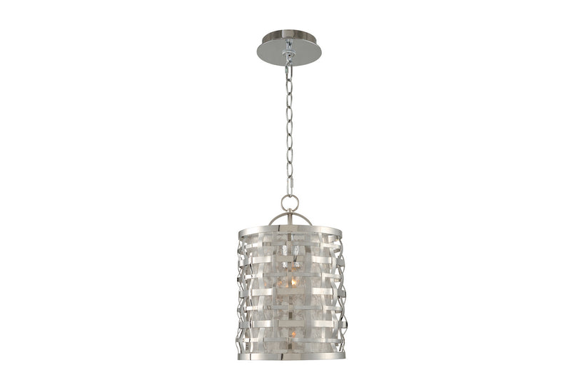 Kalco 308711SL One Light Pendant, Stainless Steel