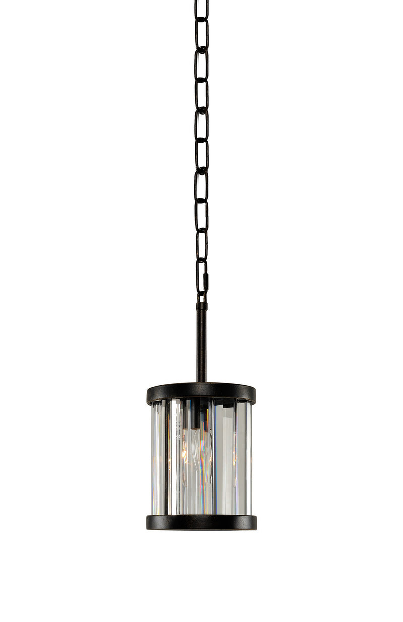 Kalco 314250SB One Light Mini Pendant, Sienna Bronze