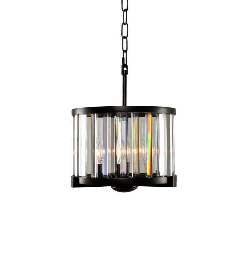 Kalco 314251SB Three Light Convertible Pendant - Semi Flush Mount, Sienna Bronze