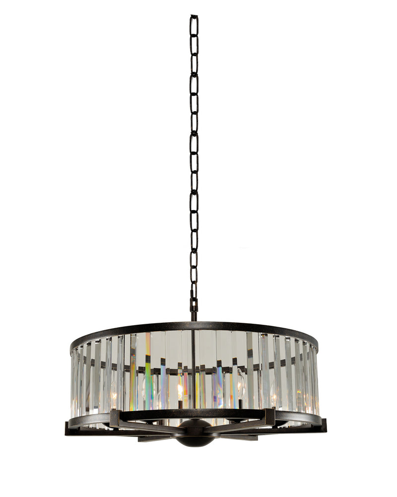 Kalco 314253SB Six Light Pendant, Sienna Bronze