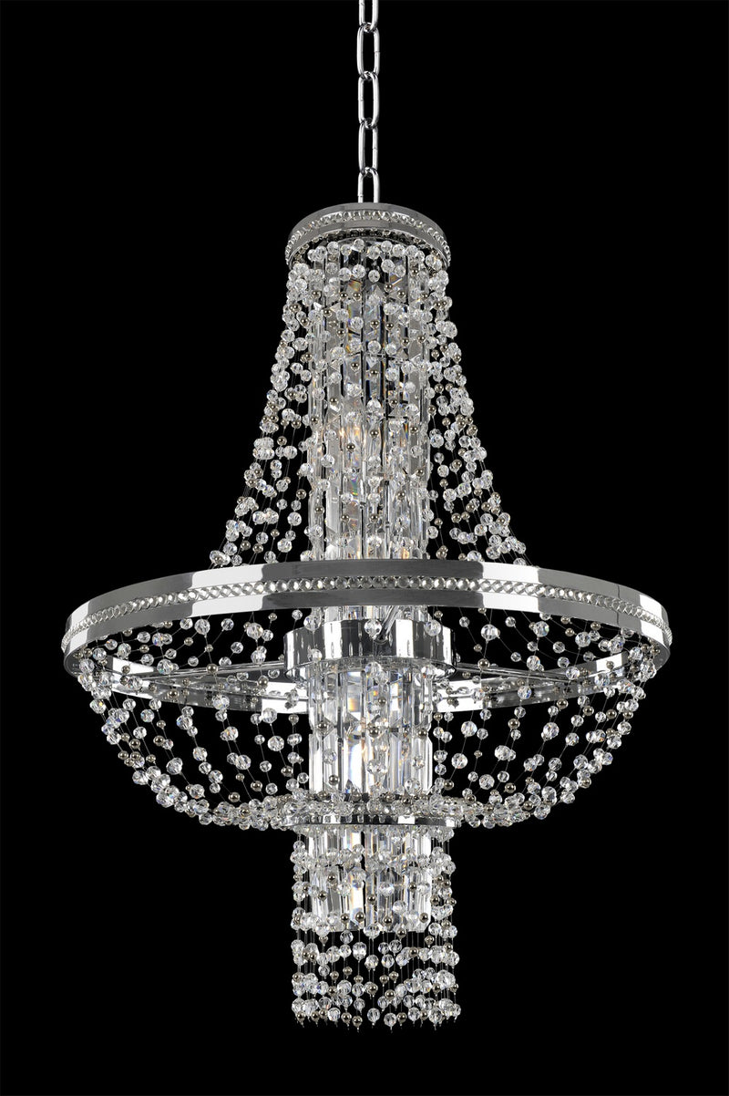 Allegri 020371-010-FR001 Eight Light Pendant, Chrome
