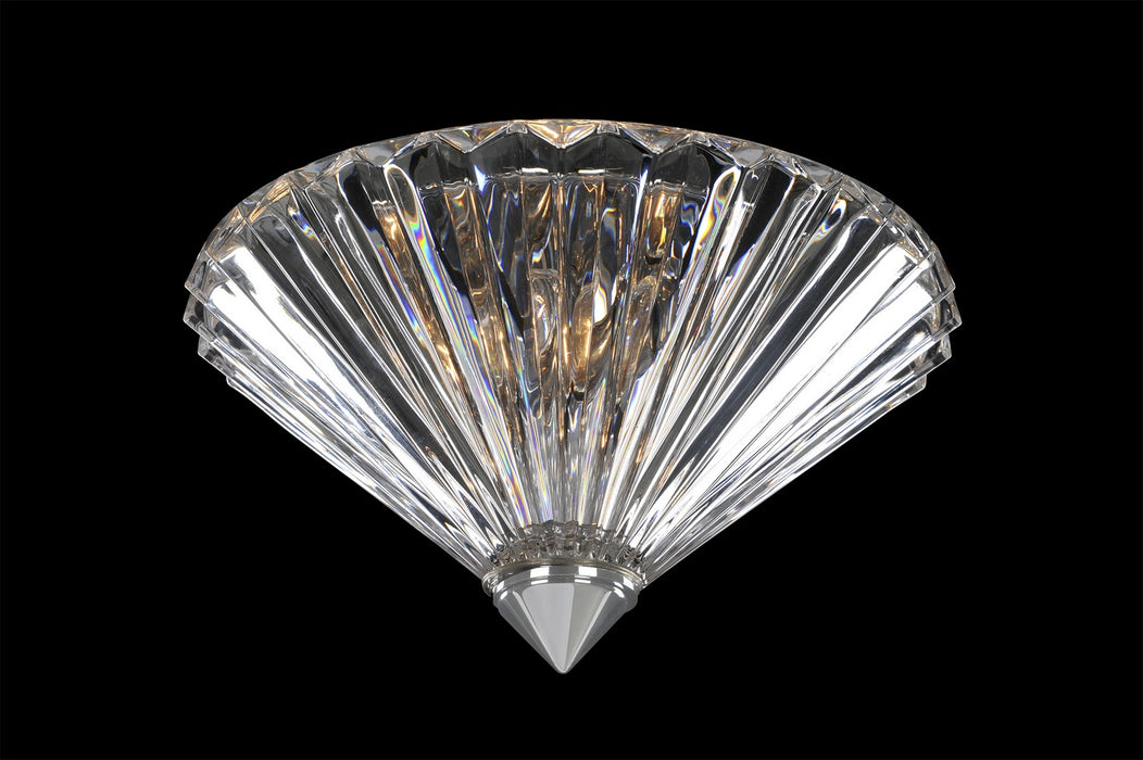 Allegri 026940-010-FR001 Two Light Flush Mount, Chrome
