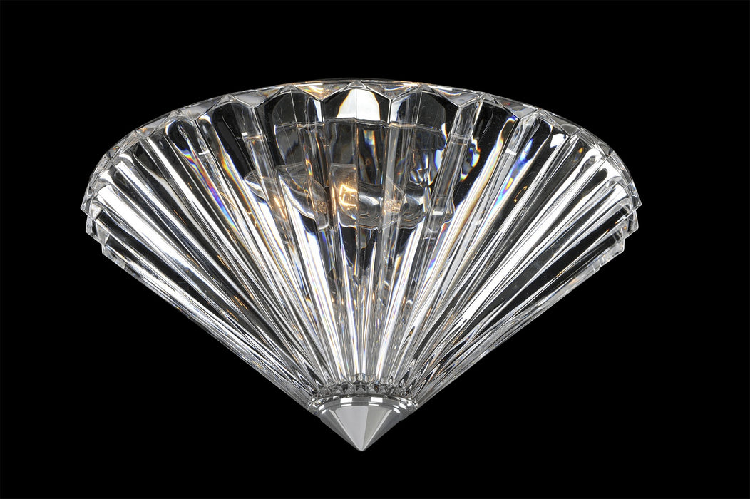 Allegri 026941-010-FR001 Two Light Flush Mount, Chrome