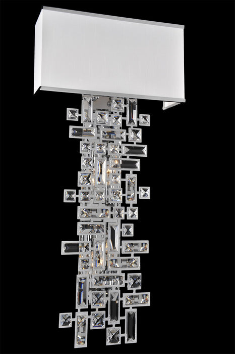Allegri 027620-010-FR001 Six Light Wall Bracket, Chrome
