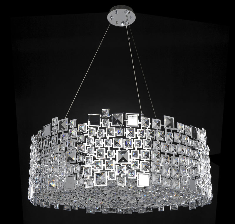 Allegri 028954-010-FR001 12 Light Pendant, Chrome
