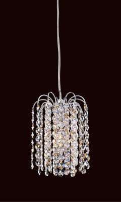 Allegri 11762-010-FR1AB One Light Mini Pendant, Chrome