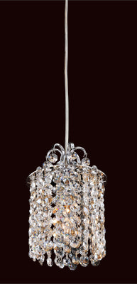 Allegri 11763-010-FR1TZ One Light Mini Pendant, Chrome