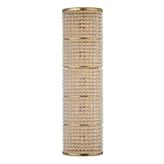 Hudson Valley 1025-AGB Five Light Wall Sconce, Aged Brass