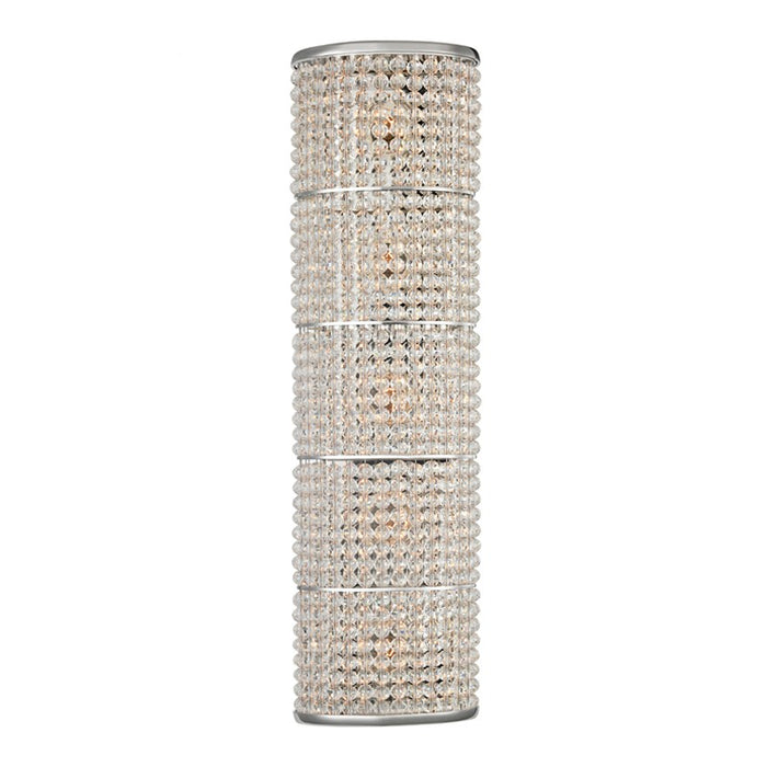 Hudson Valley 1025-PN Five Light Wall Sconce, Polished Nickel