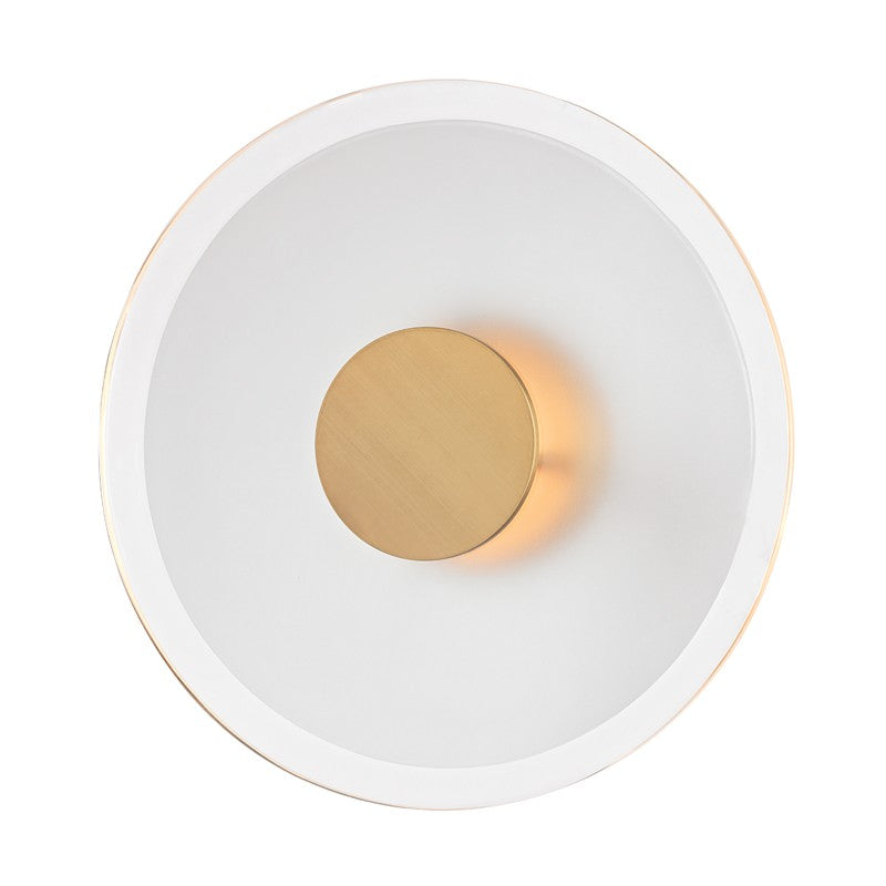 Hudson Valley 1213-AGB LED Wall Sconce, Aged Brass