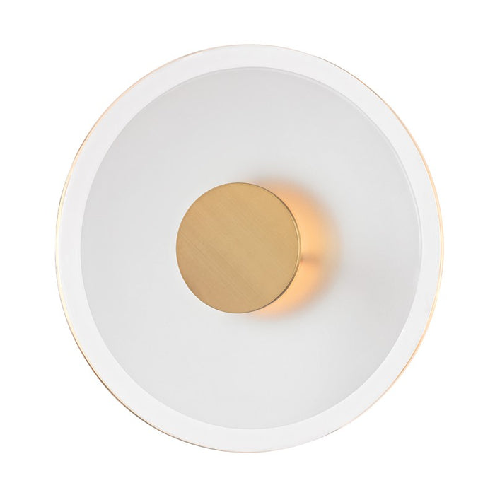 Hudson Valley 1213-AGB LED Wall Sconce, Aged Brass