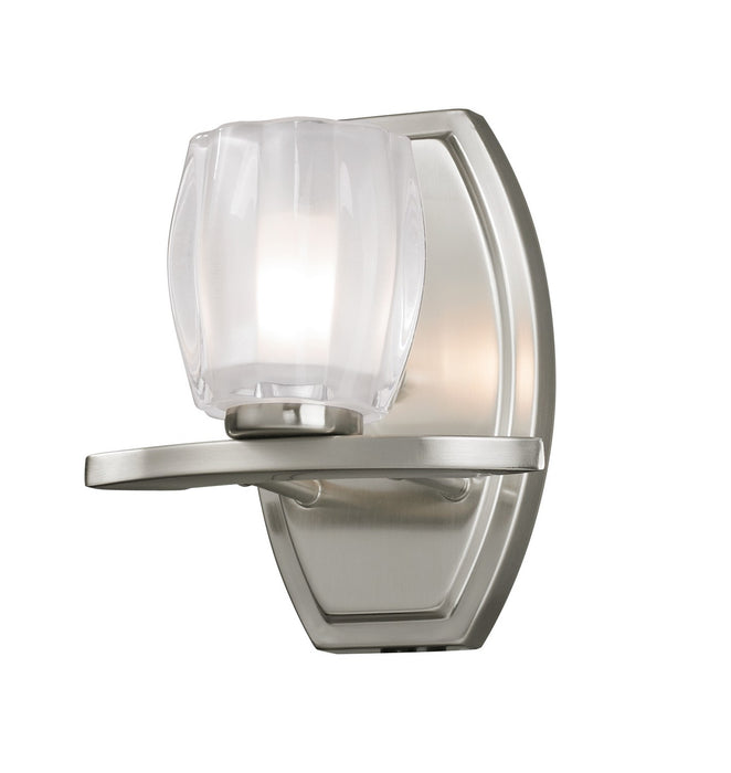 Z-Lite 3017-1V One Light Wall Sconce, Brushed Nickel