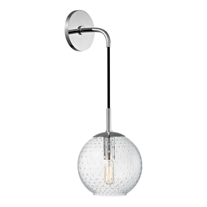 Hudson Valley 2020-PC-CL One Light Wall Sconce, Polished Chrome