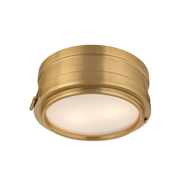 Hudson Valley 2311-AGB Two Light Flush Mount, Aged Brass