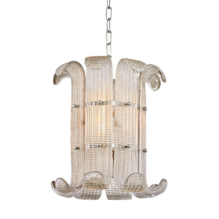 Hudson Valley 2904-PN Four Light Pendant, Polished Nickel