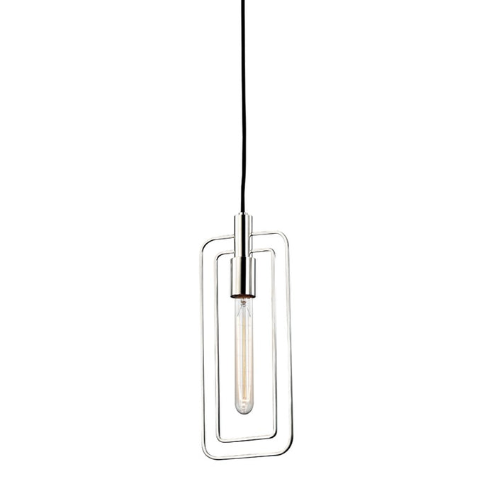 Hudson Valley 3030-PN One Light Pendant, Polished Nickel
