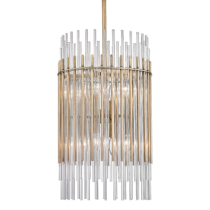 Hudson Valley 6315-AGB Eight Light Pendant, Aged Brass