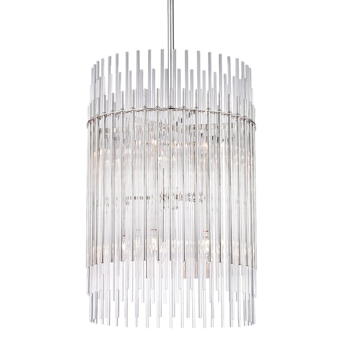 Hudson Valley 6320-PN Ten Light Chandelier, Polished Nickel