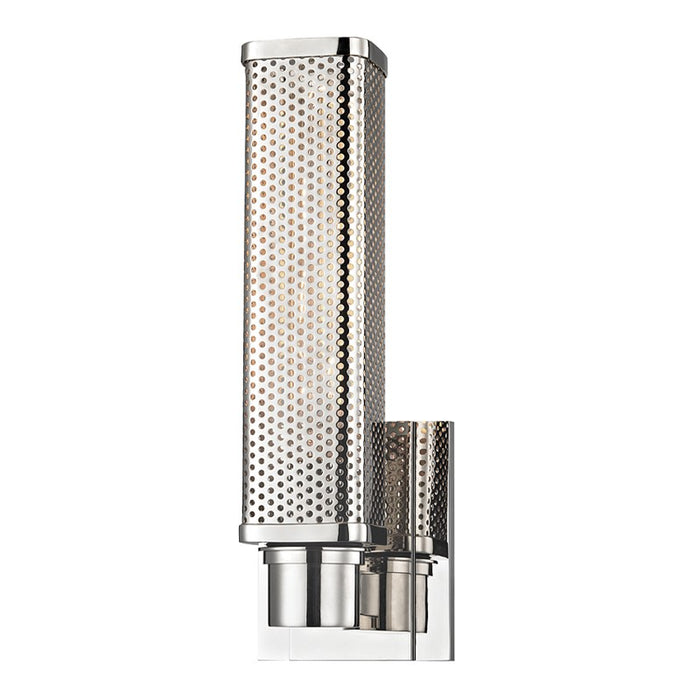 Hudson Valley 7031-PN One Light Wall Sconce, Polished Nickel