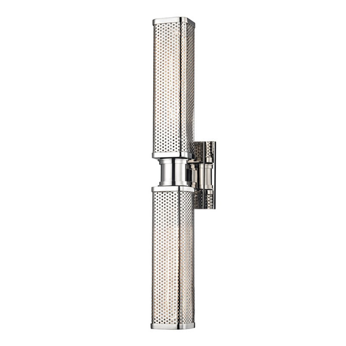 Hudson Valley 7032-PN Two Light Wall Sconce, Polished Nickel