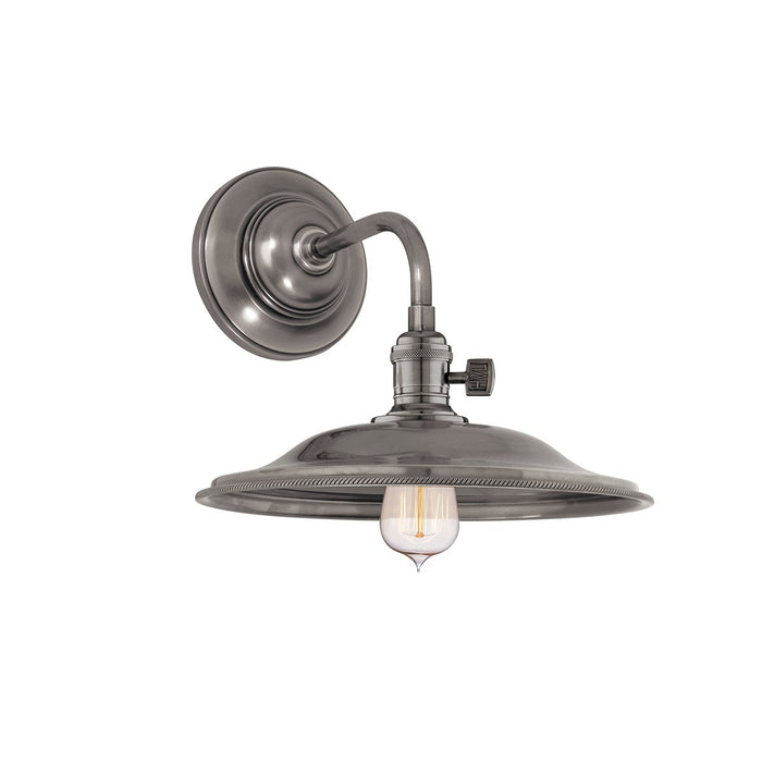 Hudson Valley 8000-HN-MS2 One Light Wall Sconce, Historic Nickel