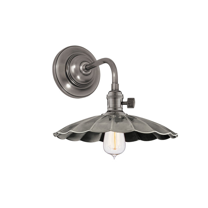 Hudson Valley 8000-HN-MS3 One Light Wall Sconce, Historic Nickel