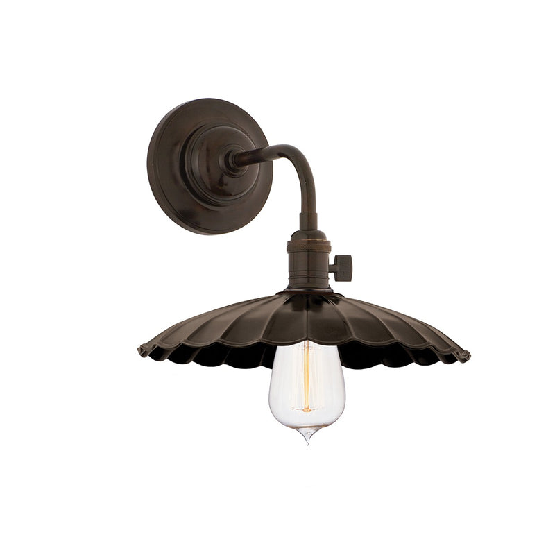 Hudson Valley 8000-OB-MS3 One Light Wall Sconce, Old Bronze