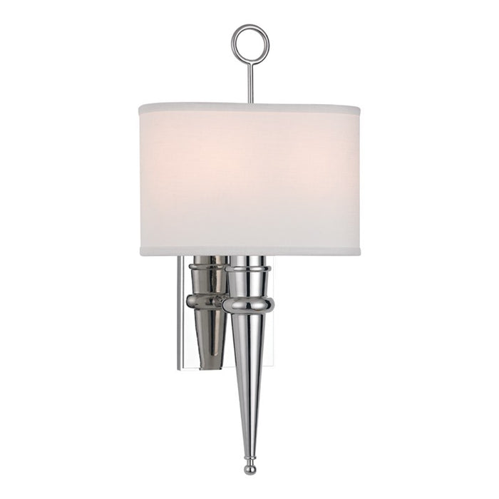 Hudson Valley 8300-PN Two Light Wall Sconce, Polished Nickel