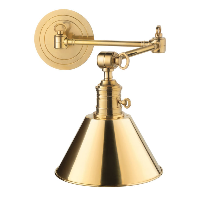 Hudson Valley 8322-AGB One Light Wall Sconce, Aged Brass
