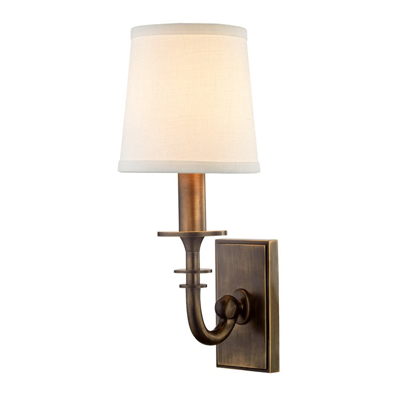 Hudson Valley 8400-DB One Light Wall Sconce, Distressed Bronze