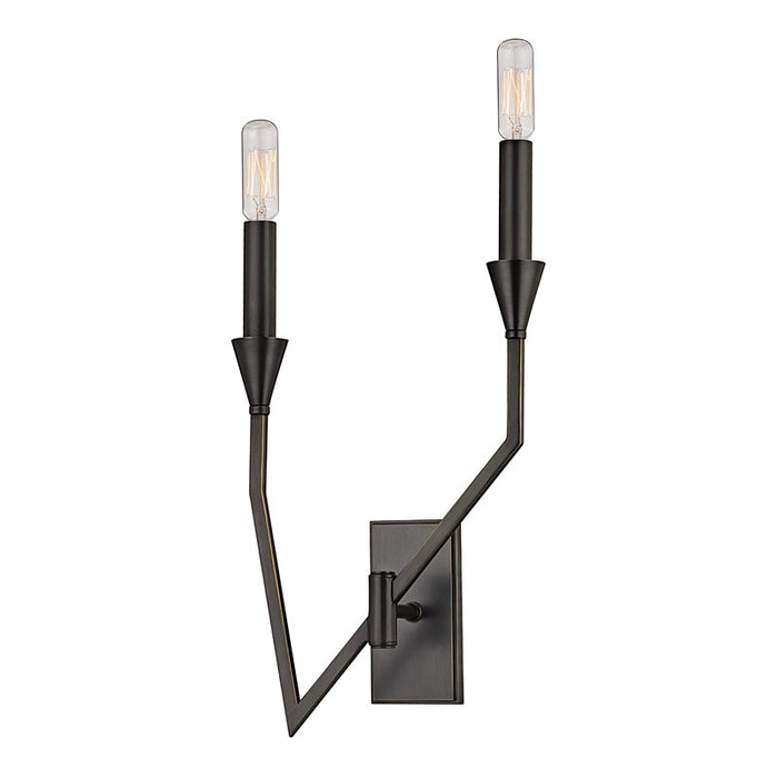 Hudson Valley 8502R-OB Two Light Wall Sconce, Old Bronze