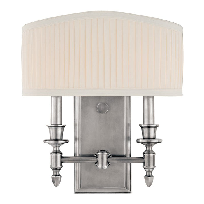 Hudson Valley 882-PN Two Light Wall Sconce, Polished Nickel