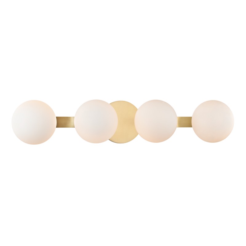 Hudson Valley 9084-AGB LED Bath Bracket, Aged Brass