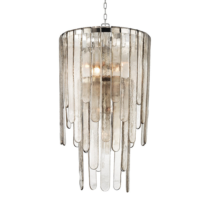 Hudson Valley 9418-PN Nine Light Chandelier, Polished Nickel