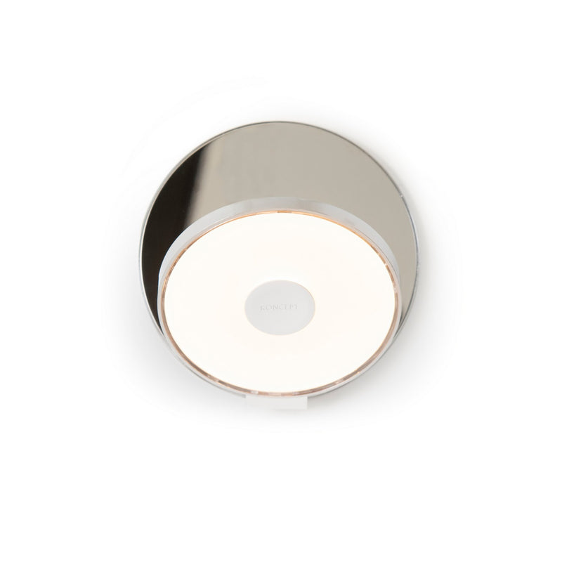 Koncept GRW-S-CRM-CRM-PI LED Wall Sconce, Chrome, Chrome