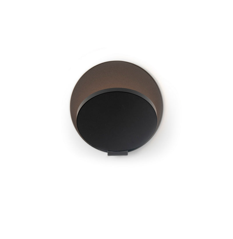 Koncept GRW-S-MBK-MBK-HW LED Wall Sconce, Metallic Black, Metallic Black