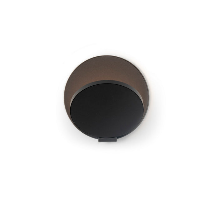 Koncept GRW-S-MBK-MBK-PI LED Wall Sconce, Metallic Black, Metallic Black