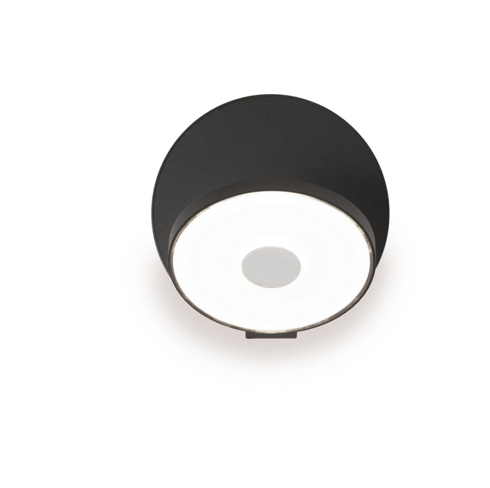 Koncept GRW-S-MBK-MBK-PI LED Wall Sconce, Metallic Black, Metallic Black